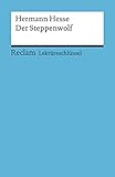 Lektüreschlüssel zu Hermann Hesse: Der Steppenwolf (Reclams Universal-Bibliothek) - Georg Patzer