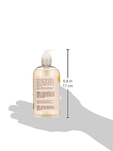 Image of SheaMoisture Baby Wash and Shampoo 100% Virgin Coconut Oil for Baby Skin Cruelty Free Skin Care 13 oz (Pack of 2)