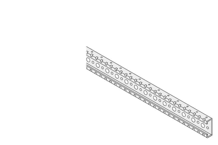 Jeu travesaños tôle galvanisé 788 mm abb-entrelec traverses de supportage