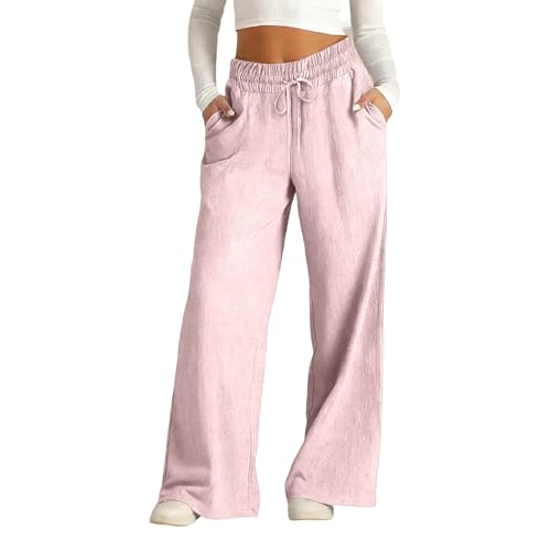 Pantalon fluide noir femme taille haute pour dissimuler les rondeurs