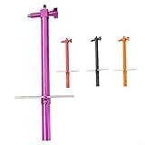 Oniissy Werkzeug zum Ausrichten von Rennrad-Doppelbedienhebeln, leichte Aluminiumlegierung, Symmetrieeinsteller, Edelstahlschrauben, für Radfahrer, Fahrrad-Reparaturwerkstätten (rot)