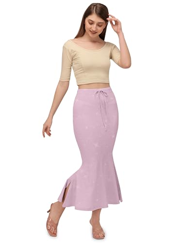 Image of Mehrang Stretchable Shimmer Saree Shapewear Petticoat for Women, Skirts for Women,Shape Wear Dress for Saree