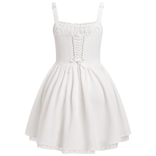 Robe d'été courte en dentelle fine avec dos nu plongeant