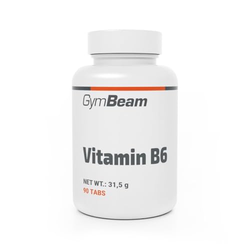 GymBeam Vitamin B6 (Kapseln) Ein wirksames Nahrungsergänzungsmittel mit Pyridoxinhydrochlorid (Vitamin B6 unterstützt Immun- und Nervensystem Energieproduktion und hormonelle Regulierung 90 caps