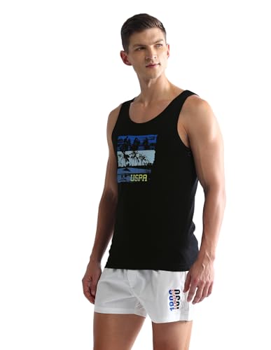 Image of U.S. Polo ASSN. Mens OEV02 Brand Print Comfort Fit Vest - Pack of 1