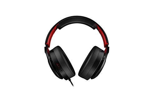 Cascos-Gaming-Ozone-Rage-X40-Auriculares-con-microfono-Sonido-71-Virtual-Software-Altavoces-50m-LED-Rojo-Diadema-Ajustable-Controlador-Compatible-PS4-Ergonomico-Negro