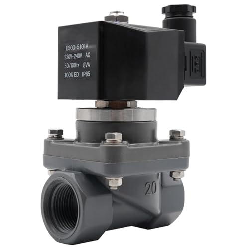 Électrovanne anticorrosion en UPVC 110V, conception durable haute performance - 5