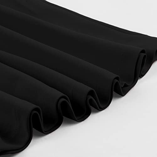 Image of 1950s Dresses for Women Vintage Rockabilly Retro Short Sleeve Tie Midi Dress Cocktail Party Evening Prom Gown