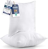 Utopia Bedding Garnissage Coussin 65 x 65 cm Lot de 2 Blanc...
