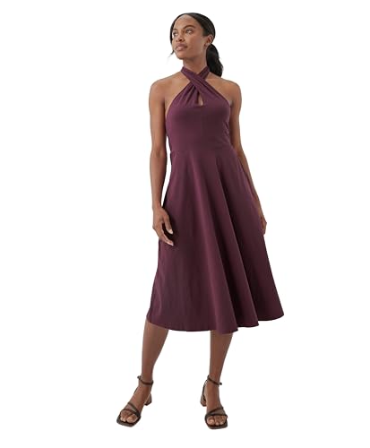 Pact Organic Cotton Women's Fit & Flare Halter Dress