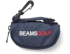 Amazon.co.jp: [ビームスゴルフ] ゴルフ ボールケース ネイビー One