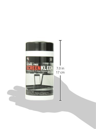 Read Right Alcohol-Free ScreenKleen, 50 Wipes per Tub (RR1491)4