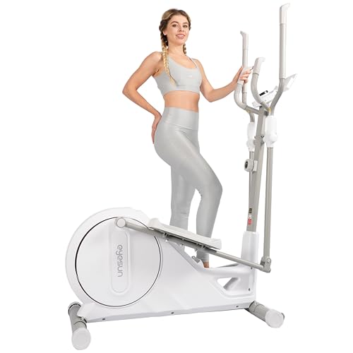 Elliptical Exercise Machine for Home, Hyper-Quiet Magnetic Elliptical Trainer with 16 Resistance...