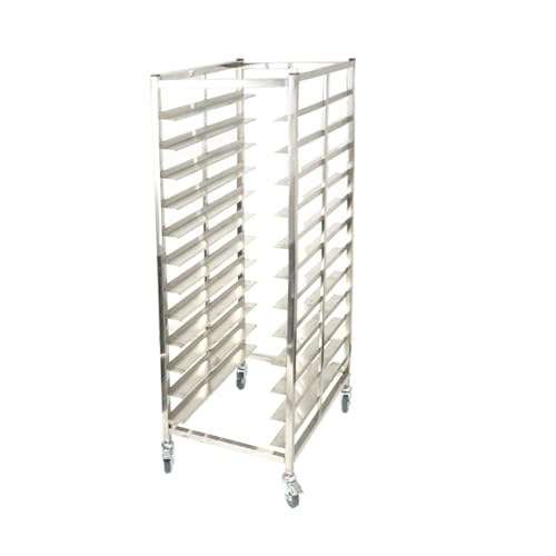 Scaffale refrigerante con ruote, carrello salvaspazio per cucina e pasticceria, ideale per pasticceria e pasticceria