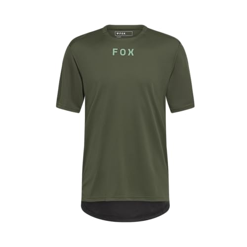Fox Racing Ranger Maillot de VTT à Manches Courtes pour Homme, Sauge foncé, Taille M