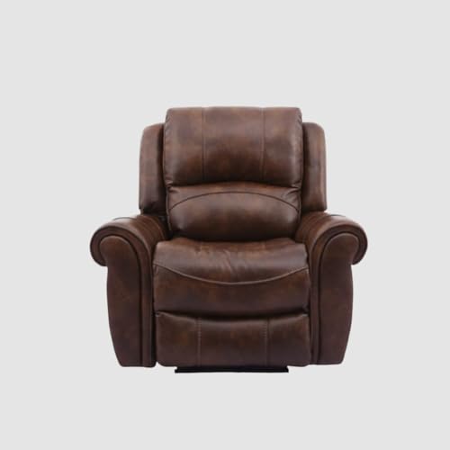 Image of Torque - Romio 1 Seater Leatherette Manual Recliner | Recliner Sofa /Chair for Living Room, Bedroom, Office | 1 Year Warranty - Brown