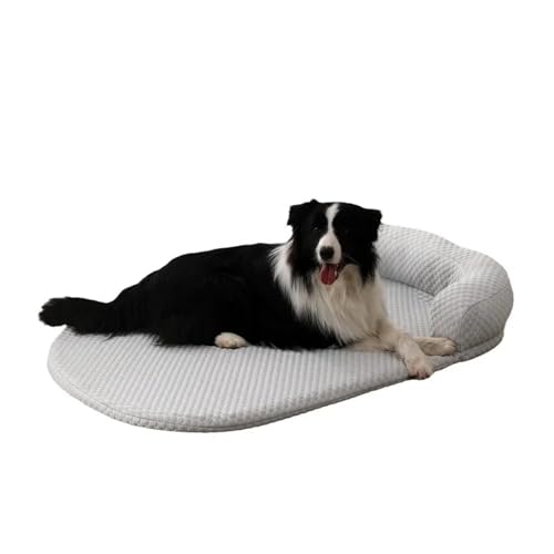 Cama para perro de seda helada alfombrilla espuma azul gato 7