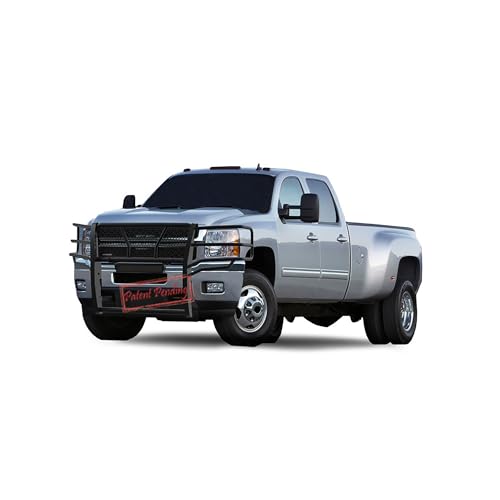 Image of BLACK HORSE RU-CHSI11-B Black Rugged Grille Guard