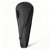 Alephnull Doppia borsa per racchetta da tennis Performance Custodia per racchetta da tennis, leggera e imbottita, borsa da tennis, borsa da badminton, borsa da squash (nero)