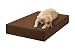 Big Barker 7" Pillow Top Orthopedic Dog Bed - Large Size - 48 X 30 X 7 - Chocolate - For Large and Extra Large Breed Dogs (Sleek Edition)