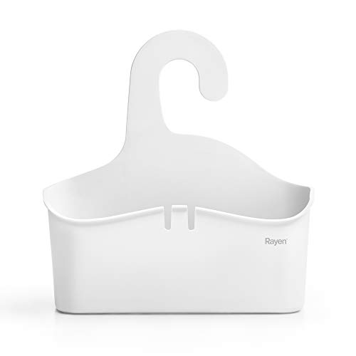 Rayen Hanging Shower Basket, White, Measurements: 28 x 8 x 28 cm (2001.01), Medidas: 28 x 8 x 28 cm - Image 2