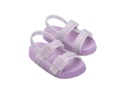 Image of mini melissa Cozy Jelly Sandals for Toddlers & Little Kids - Summer Sandal w /Adjustable Back Strap, Jelly Shoes for Girls & Boys