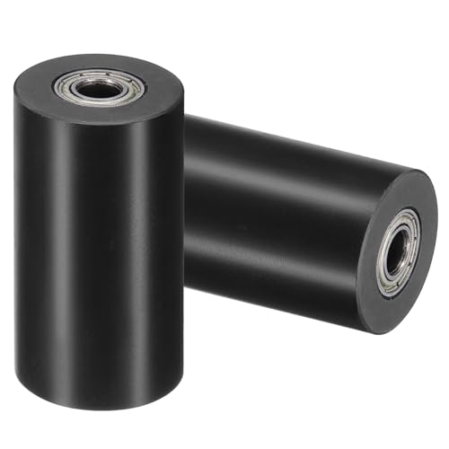 Rodillo de rodamiento POM 24mm de alta resistencia mecánica negro