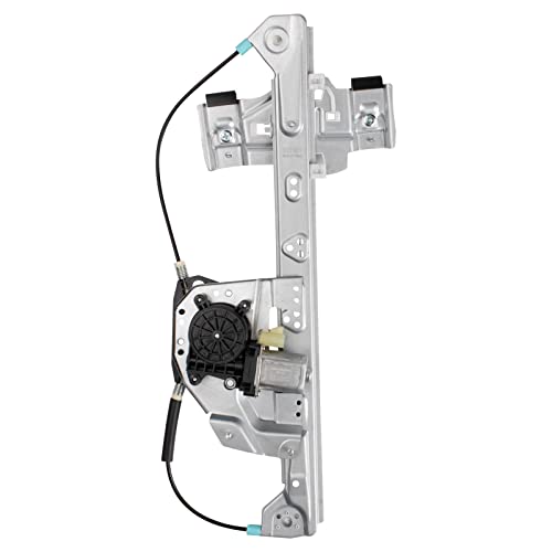 Image of TRQ Rear Right Power Window Regulator & Motor Assembly Passenger Side Compatible with 2000-2005 Cadillac DeVille GM1551119