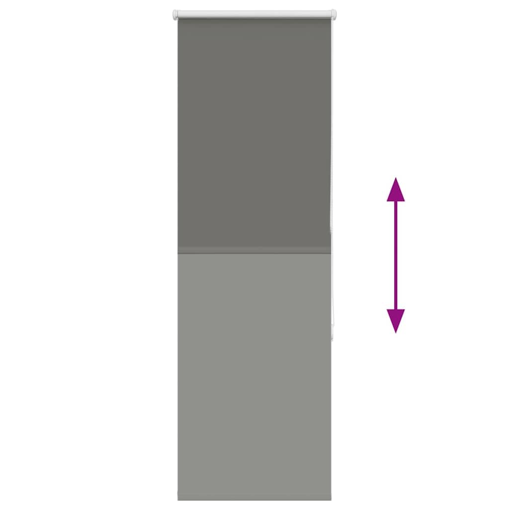 Store Enrouleur occultant Gris en Polyester Largeur Tissu 50,7 cm Hauteur 175 cm avec Support Serrage sans perçage pour fenêtre Bureau Maison Salon Chambre, contrôle lumière et intimité