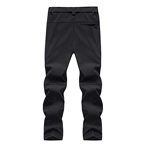 Xiaojmake Men Hiking Pants Quick Dry Lightweight Waterproof Thin Fishing Pant Outdoor Stretch Travel Climbing Pants With Belt #TOP2