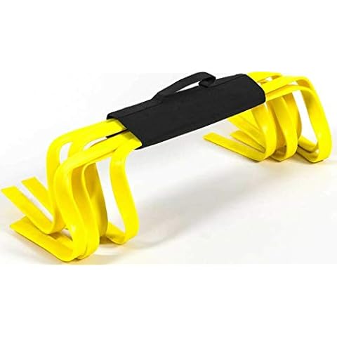 ND Sports 6" 12" SPEED & AGILITY FLAT HURDLE Football Training Equipment Pack Of 6 Hurdles Cover