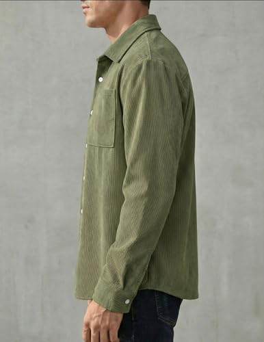Image of ZAFUL Men's Shacket Aztec Print Shirt Jacket Flannel Button Up Turndown Collar Overshirt Chest Pocket Button Flap Thick Shirt