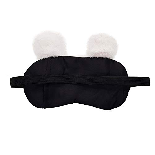 Image of Jenna Eye Mask for Sleeping with Adjustable Strap Super Soft Sleeping Mask Blind Fold for Comfortable Sleep Travelling Sleep Mask Pad for Girls Sleeping (Kitty-White-Gel)