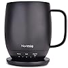 Nextmug – Temperature-Controlled, Self-Heating Coffee Mug (Black – 14 oz.)
