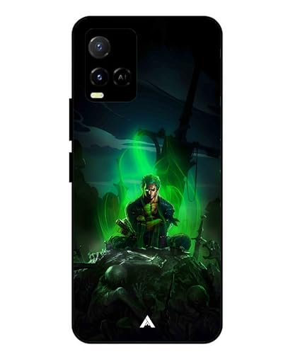 Image of Premium Anime 1 Case for Vivo Y36 (Glossy Finish) Soft-Touch Metal TPU Back Cover, Shockproof, Designer, Aesthetic Mobile Phone Case