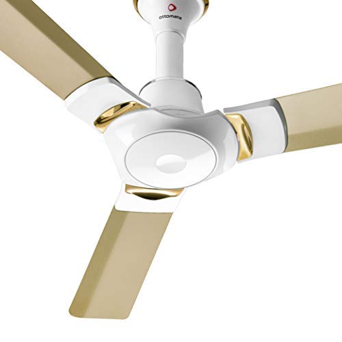 OTTOMATE Sense Decorative Energy efficient BEE star rated 1200 MM Anti Dust High Speed Ceiling fan (Royal Gold, Pack of 1)
