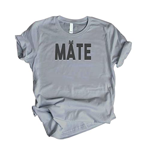 Image of Malted Regular Fit T-Shirt for Men & Women /Couples, T-Shirt for Husband and Wife, Girlfriend and Boyfriend T-Shirt, Honeymoon T-Shirt (Set of 2, Malted-Grey-037-Parent)