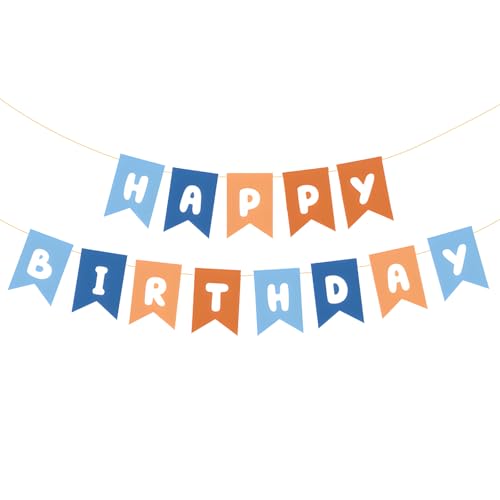 Image of ZHENGYE Happy Birthday Banner Sign Party Decoration for Kids Girls Birthday Party Decorations Supplies