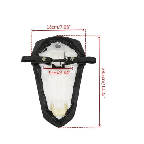 Sillín de pasajero antideslizante para YZF R7 accesorios moto 6