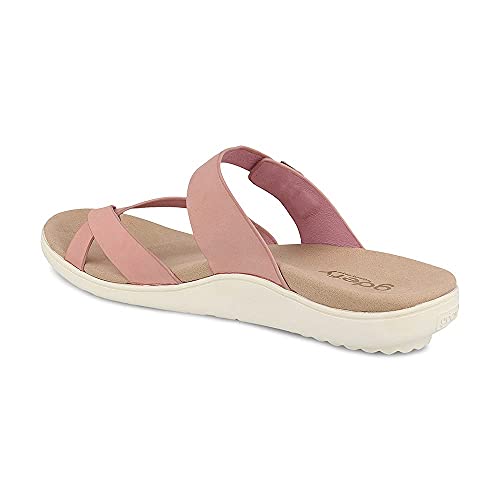 Gravity Defyer Women's GDEFY Yontal Leather Fashion Sandal - VersoShock Proven Performance Orthotic Slides4