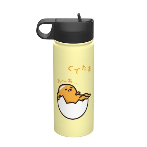 ぐでたま　水筒（陶磁器） ぐでたま 水筒 / ロック付きワンプッシュステンレスマグボトル