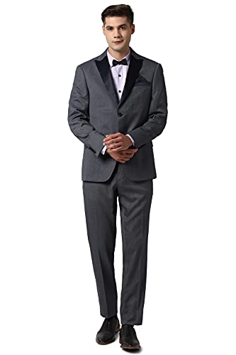 Image of Peter England Men's Rayon Two Piece Suit-Dress Set