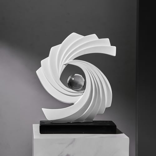 Estatua Abstracta de Arte Moderna de Resina miniatura 5