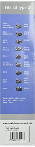 Bosch Original 00577549 Typ G All Plus PowerProtect SMS Staubsaugerbeutel und Filter-Set