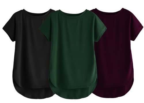Image of Fabricorn Stylish Plain Up and Down Cotton Tshirt for Women