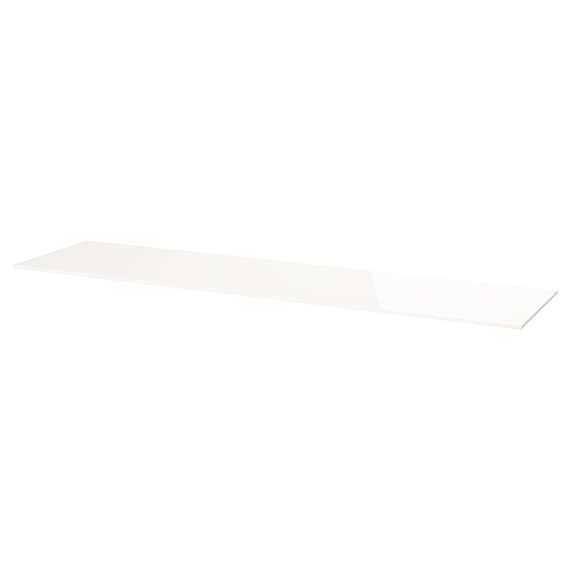 Panneau supérieur BESTÅ brillant blanc 180x42 cm pour protéger et sublimer votre meuble TV