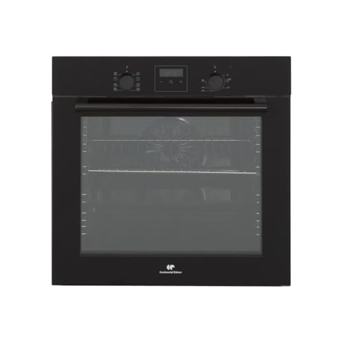 Four encastrable nettoyage catalyse - chaleur pulsée CONTINENTAL EDISON F80CBP Noir programmateur digital - 59,5 x 59,5 x 56,6 cm