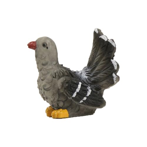 FADEDA Piccione/altezza: 3cm/dipinta a mano/figurine del presepe fedeli ai dettagli, decorazione della tavola di Natale accessori presepe
