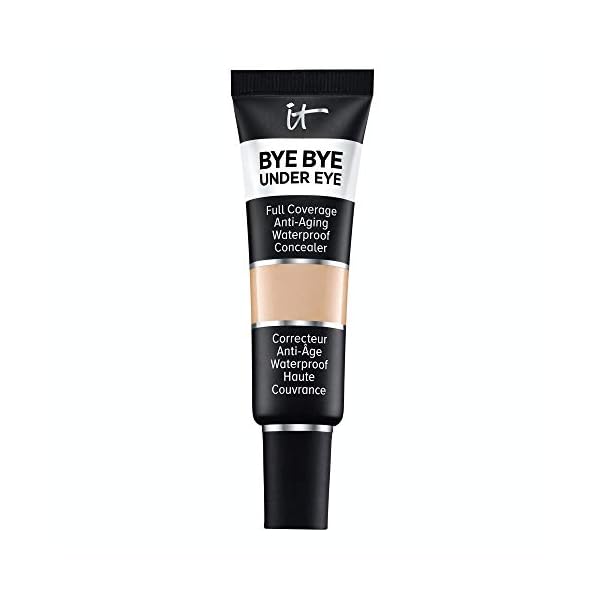 IT Cosmetics Bye Bye Under Eye Full Coverage Concealer - for Dark Circles, Fine Lines, Redness & Discoloration - Waterproof - Anti-Aging - Natural Finish – 13.0 Light Natural (N), 0.4 fl oz
