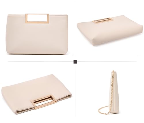 Image of Women's Woven Evening Bag Casual Leather Shoulder Handbag Fashion Clutch Purse
